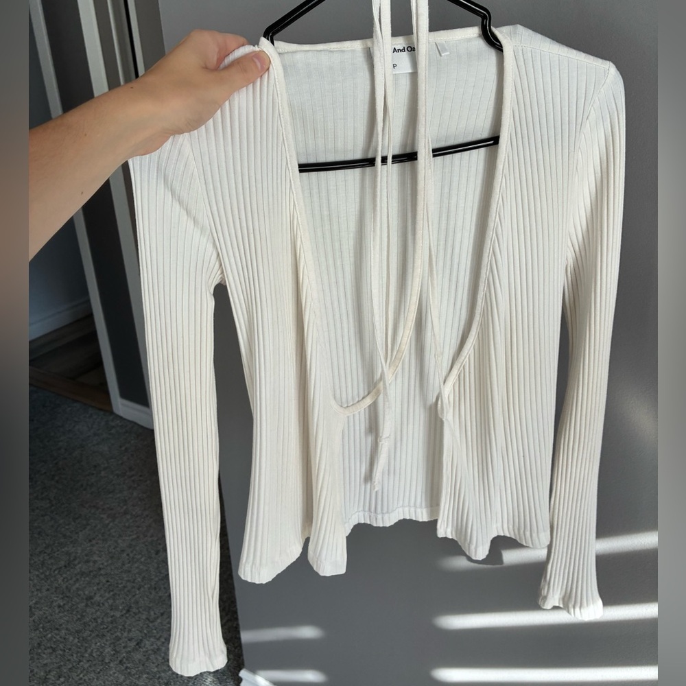 Frank & Oak Wrap Top